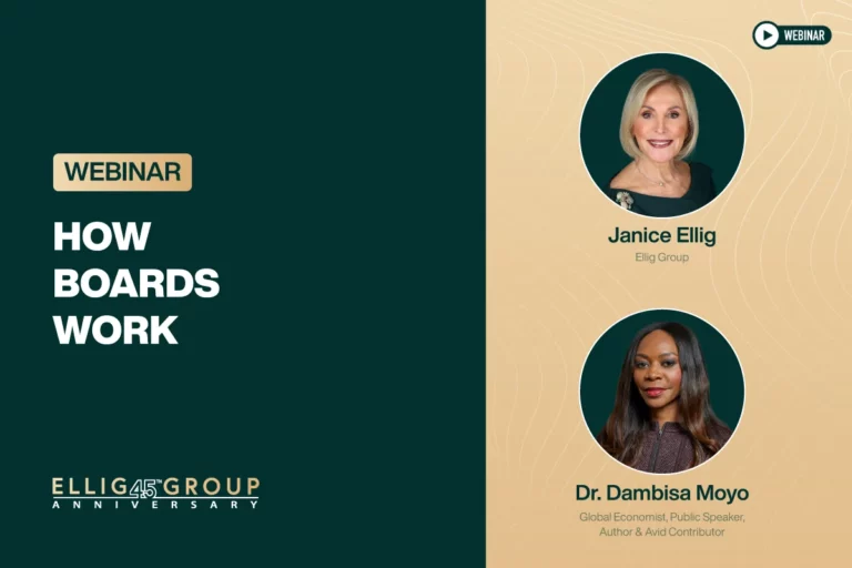 Dambisa Moyo – How Boards Work